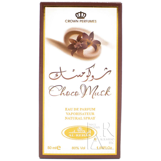 Choco Musk - Al-Rehab Eau De Natural Perfume Spray- 50 Ml (1.65 Fl. Oz) - 2 Pack