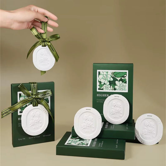 Aromatherapy Wax Tablets Oud Agarwood Relieve Stress Long Lasting Fragrance Unique Car Accessories Freshen the Air Freesia