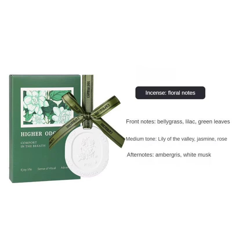 Aromatherapy Wax Tablets Oud Agarwood Relieve Stress Long Lasting Fragrance Unique Car Accessories Freshen the Air Freesia