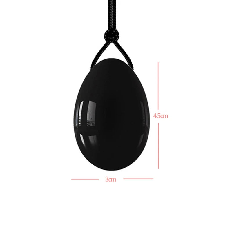 1Pcs Obsidian Jade Roller Gua Sha Natural Jade Scraper Black Gouache Guasha Yoni Egg Massagers for Face Lift Spa Anti-Aging Tool