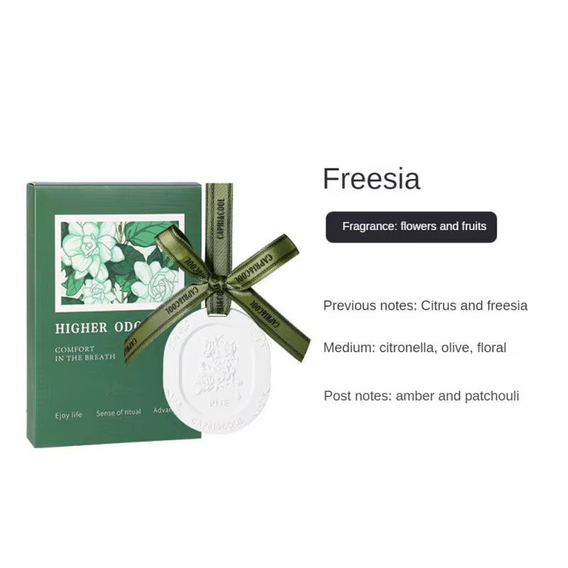 Aromatherapy Wax Tablets Oud Agarwood Relieve Stress Long Lasting Fragrance Unique Car Accessories Freshen the Air Freesia