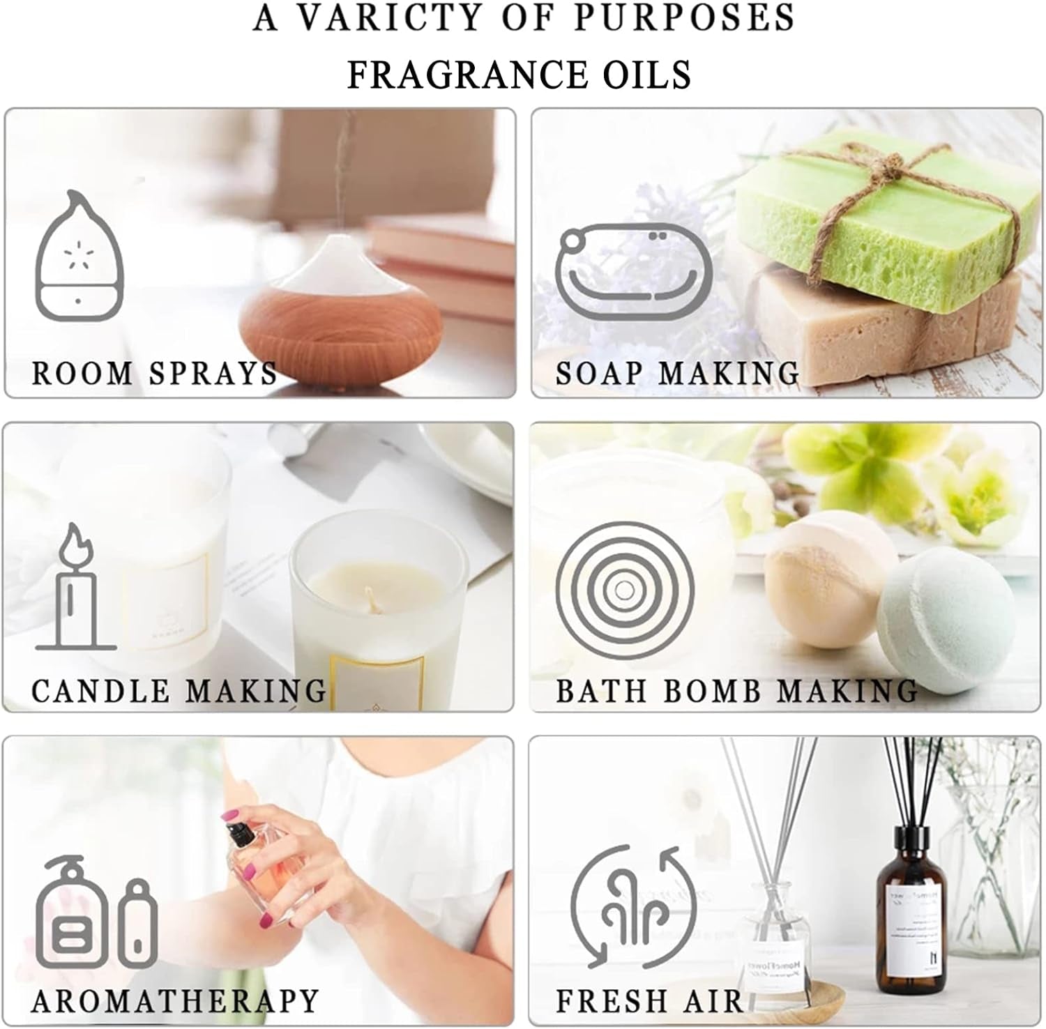 9PCS Fruity Essential Oils Gift Set, 10Ml/0.33Fl.Oz Fragrance Oils for Soap, DIY Candle, Bath Bombs Making, Fruit Scented Oils for Diffusers for Home