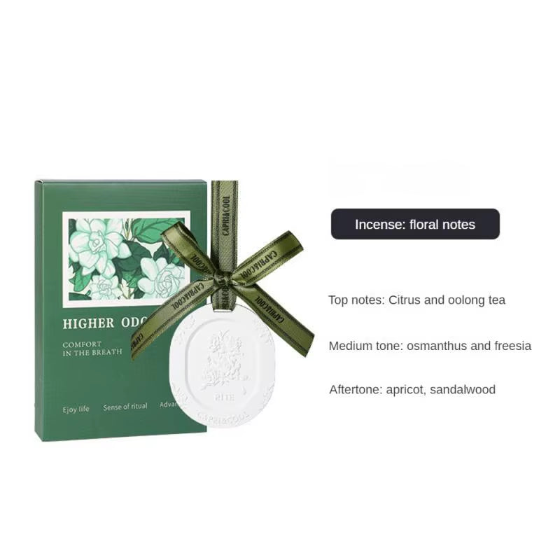 Aromatherapy Wax Tablets Oud Agarwood Relieve Stress Long Lasting Fragrance Unique Car Accessories Freshen the Air Freesia